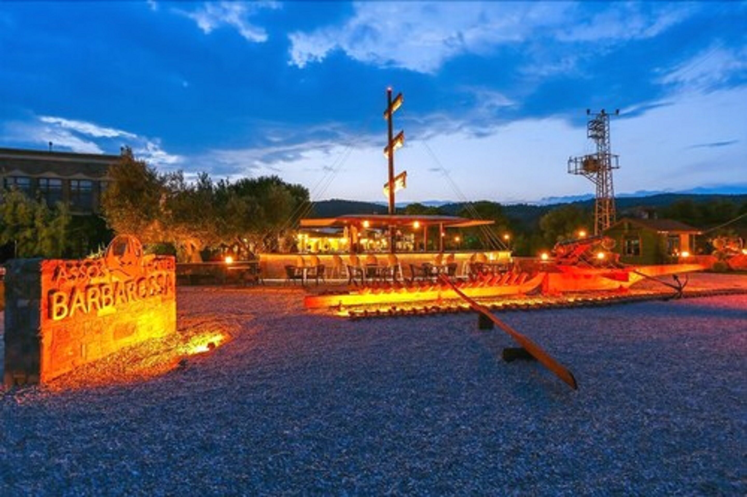 on the beach, sun-loungers, beach umbrellas, beach towels