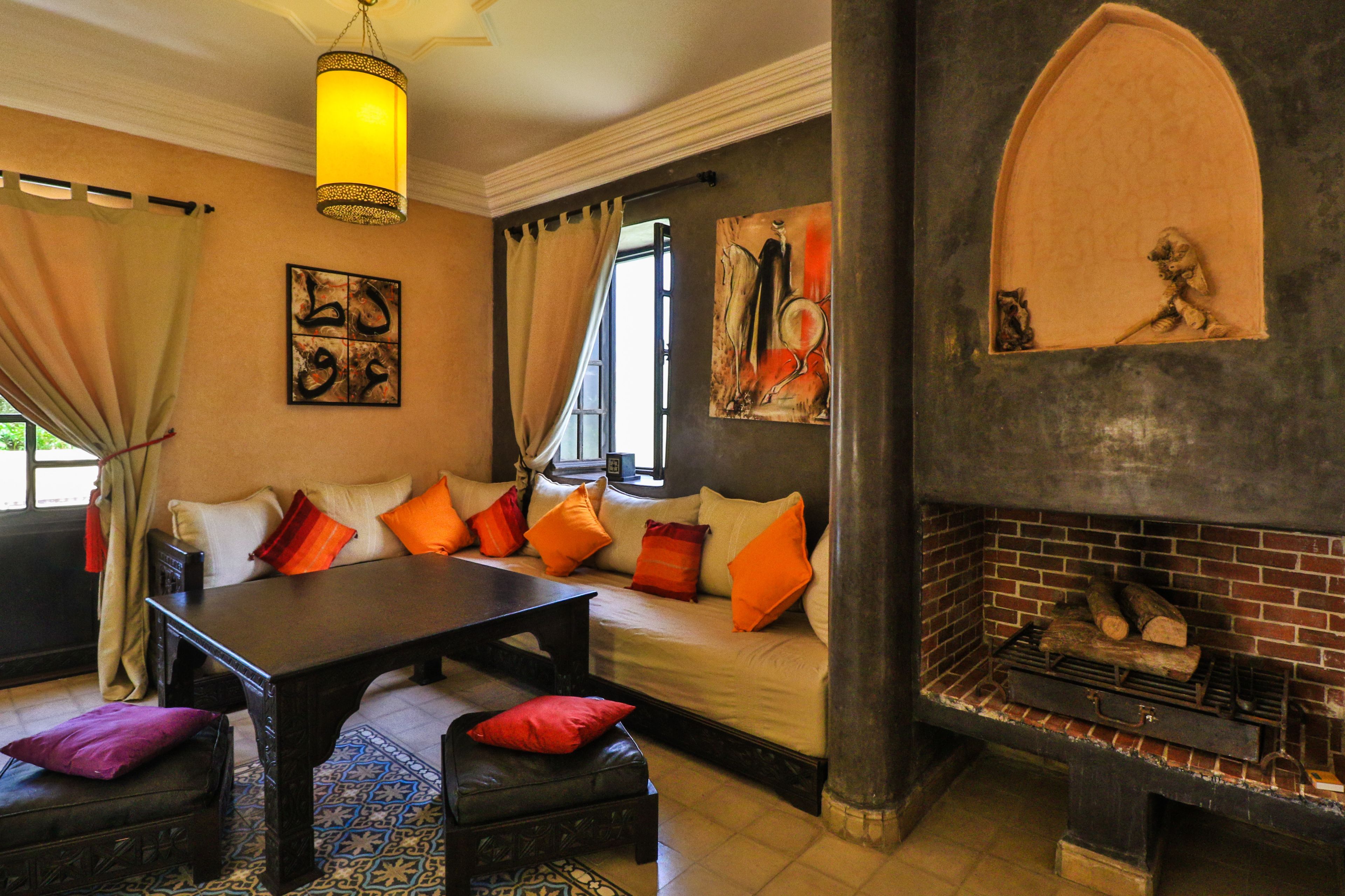 villa, 5 bedrooms, private pool | living area | 35-inch flat-screen tv with satellite channels, tv