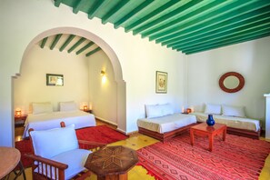 Family Suite, Garden View, Garden Area | Premium bedding, cots/infant beds, WiFi - Villa Juba (Aguerd)