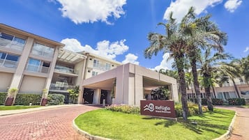 Overnatningsstedets facade