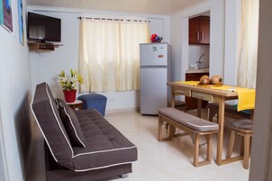 Bungalow, 2 Bedrooms, Kitchen | Living area