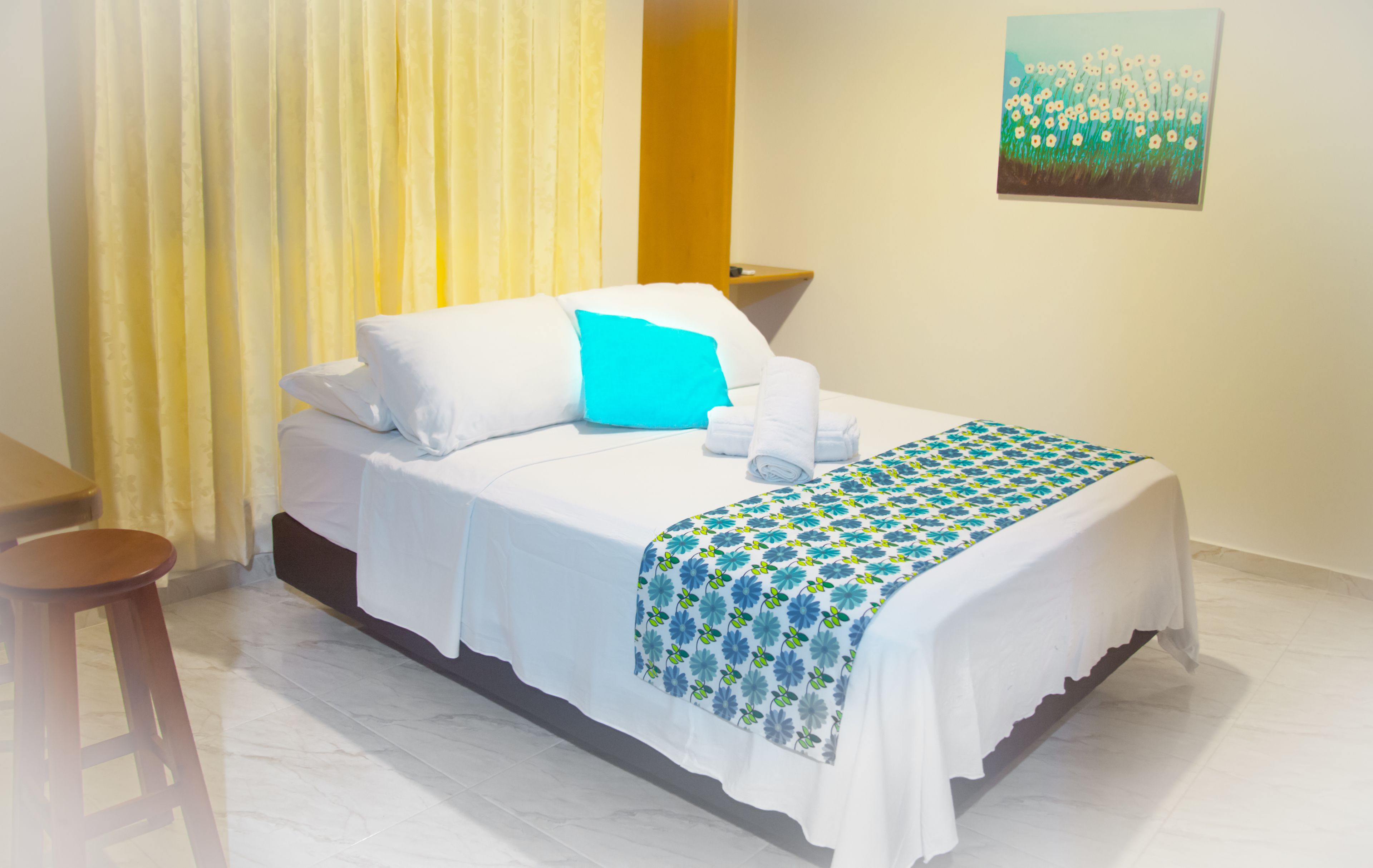 bungalow, kitchen, garden view (doble) | free wifi, bed sheets