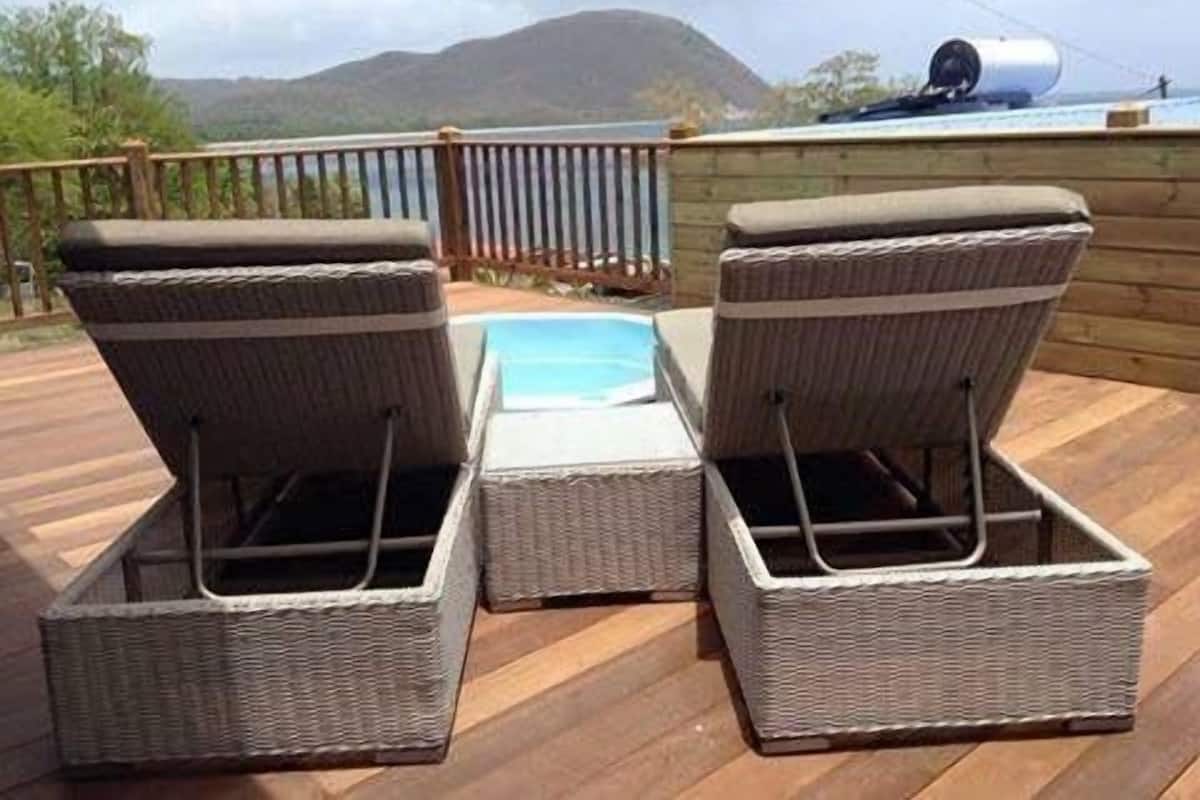 Villa Deluxe, Vue mer, Bains a remous | Terrace/patio