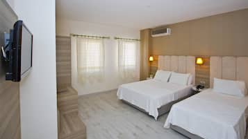 Minibar, bureau, chambres insonorisées, fer et planche à repasser