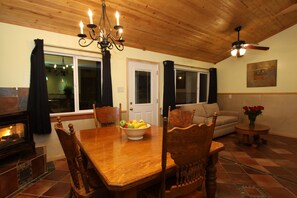 Grand Cottage, 1 King Bed with Sofa bed, Kitchen, Garden View | Blackout drapes, free WiFi, bed sheets, wheelchair access - The Woods Hotel - Gay LGBTQ Cabins (Guerneville)