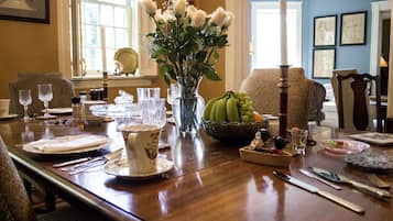 Free daily full breakfast