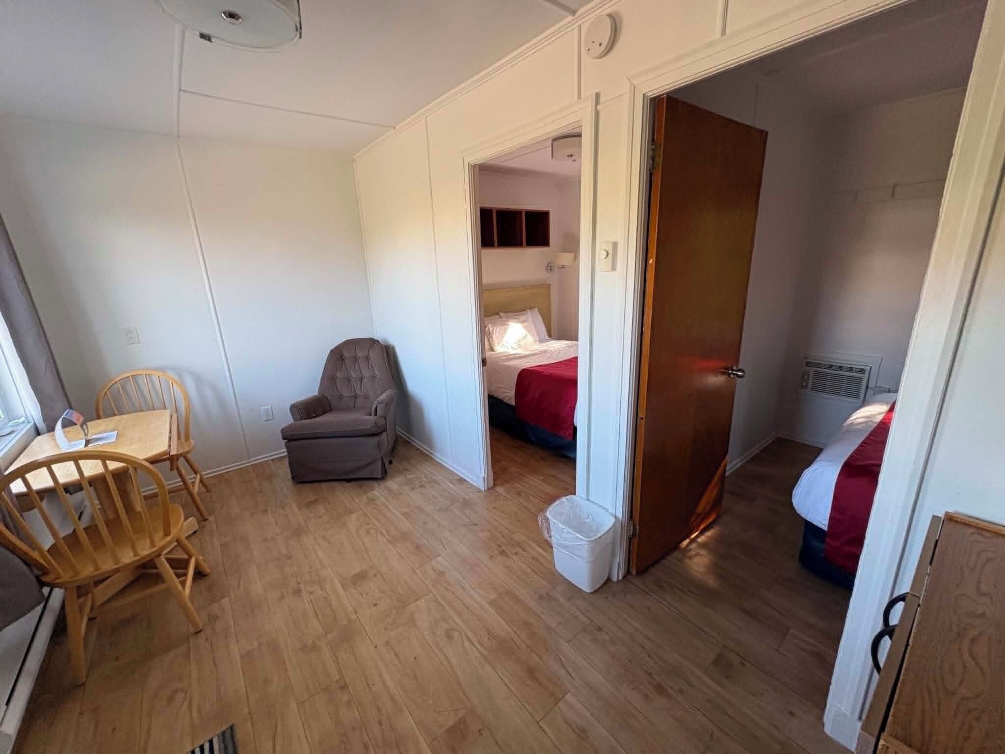 Chalet, 2 Double Beds, Balcony | Living area | Flat-screen TV