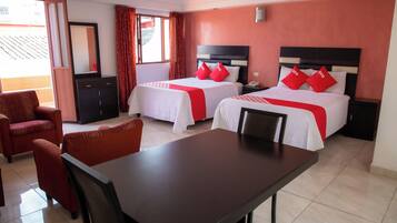 Premium bedding, soundproofing, iron/ironing board (on request)