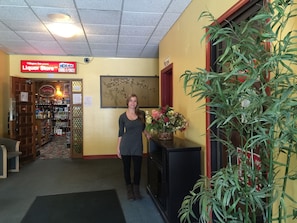 Check-in/check-out kiosk - Villager's Inn (Fruitvale)