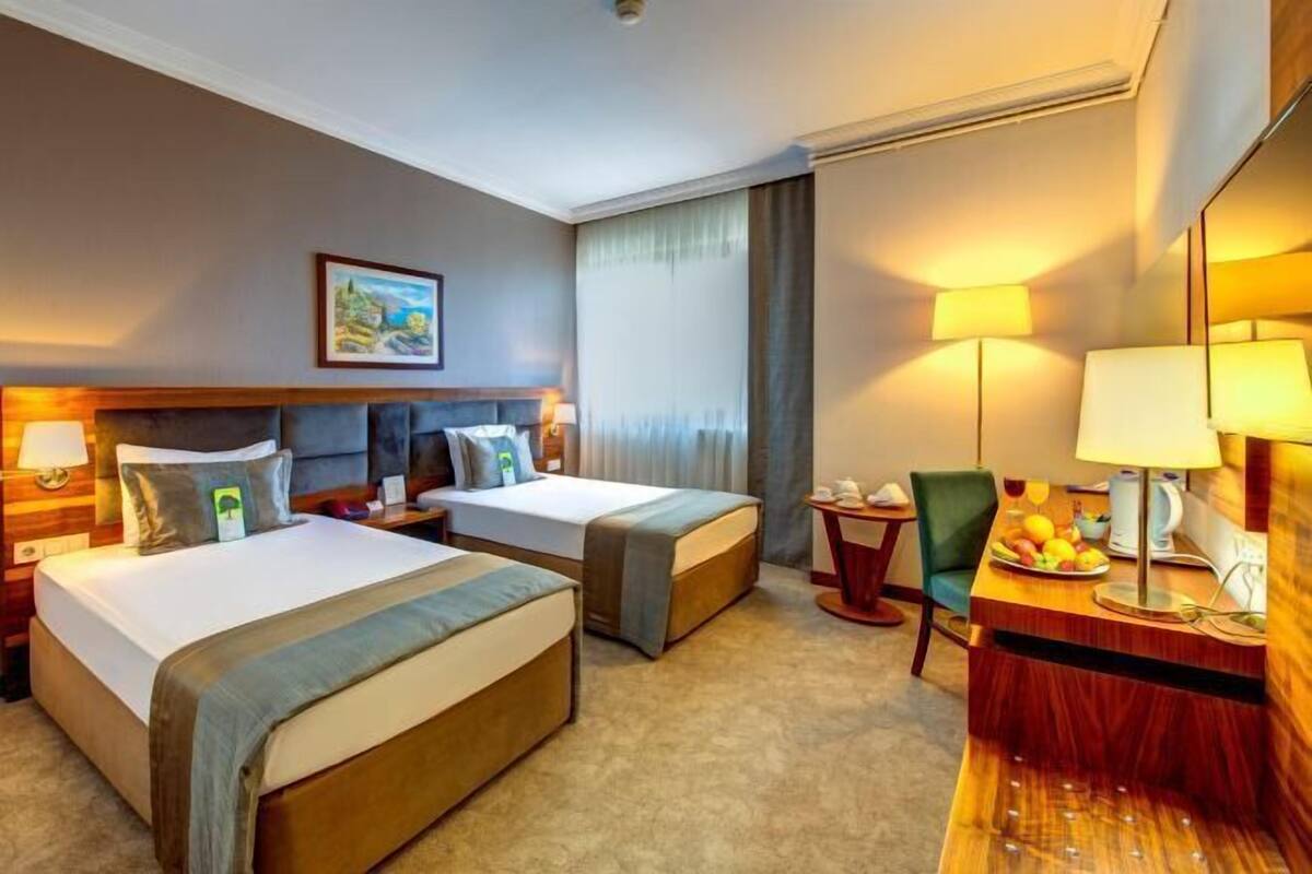 Premium bedding, minibar, in-room safe, blackout drapes