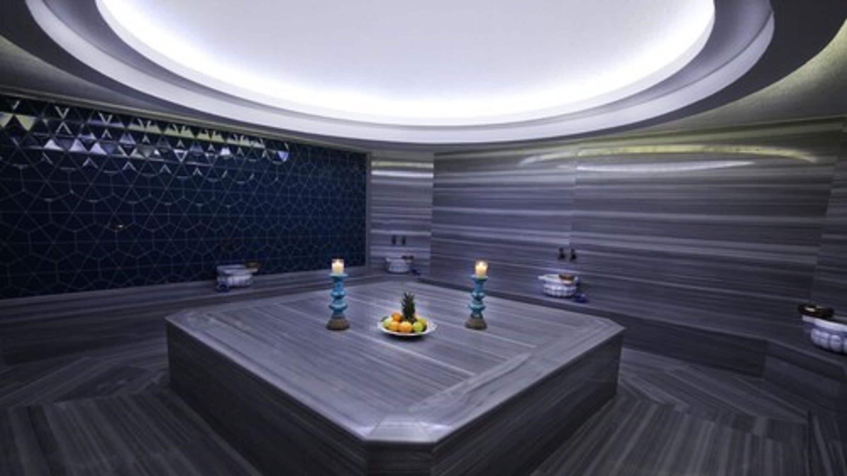 couples treatment room(s), steam room, massages