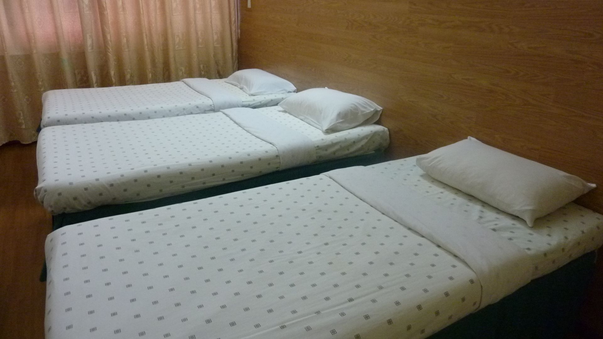 Desk, blackout curtains, iron/ironing board, free WiFi