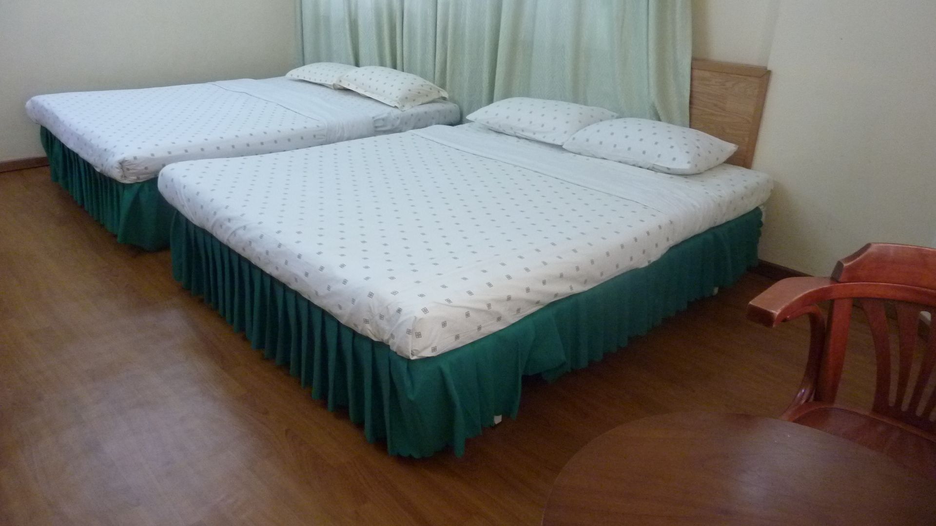 Desk, blackout curtains, iron/ironing board, free WiFi