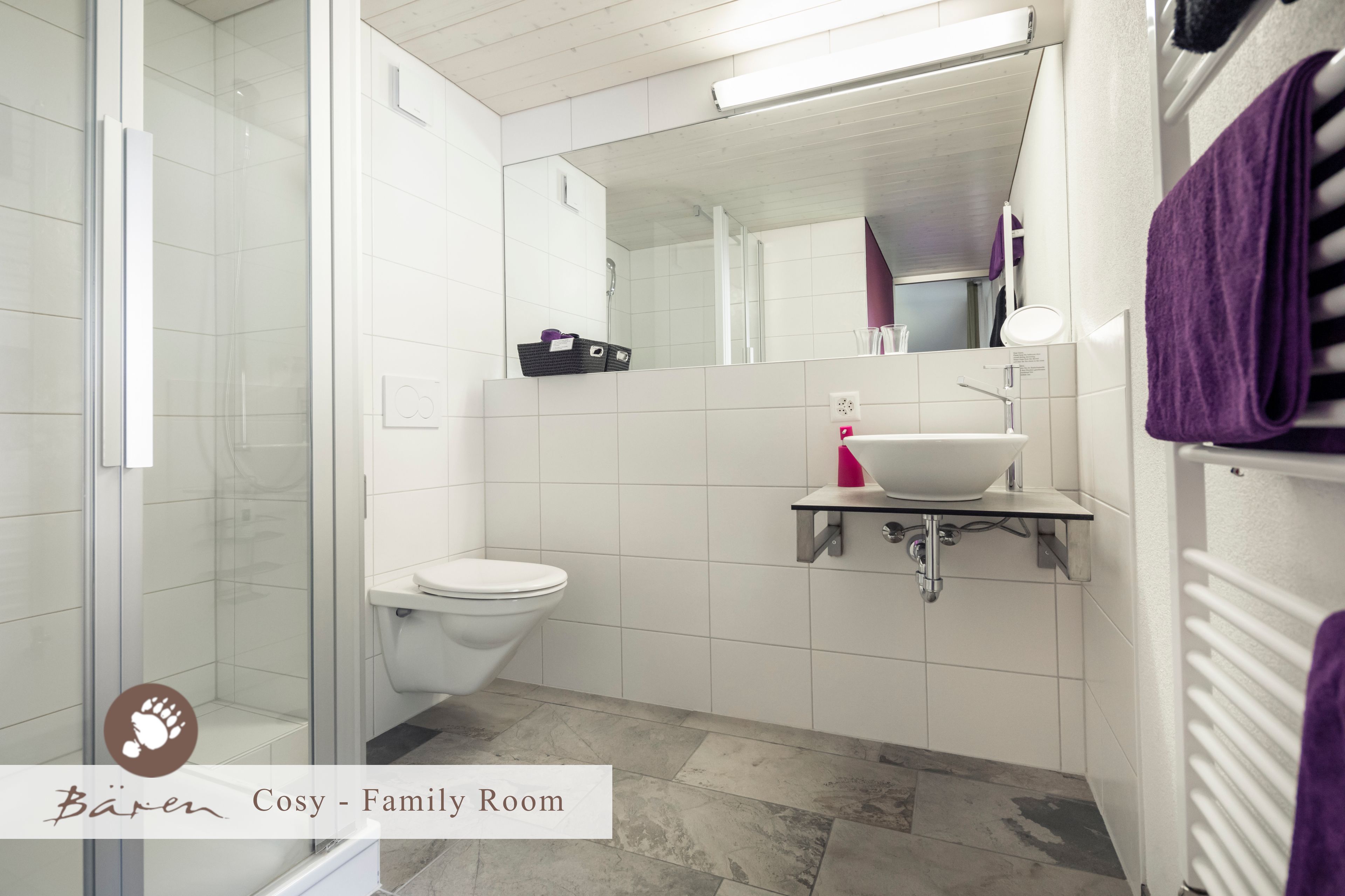 family room (cosy) | bathroom | shower, free toiletries, hair dryer, bathrobes