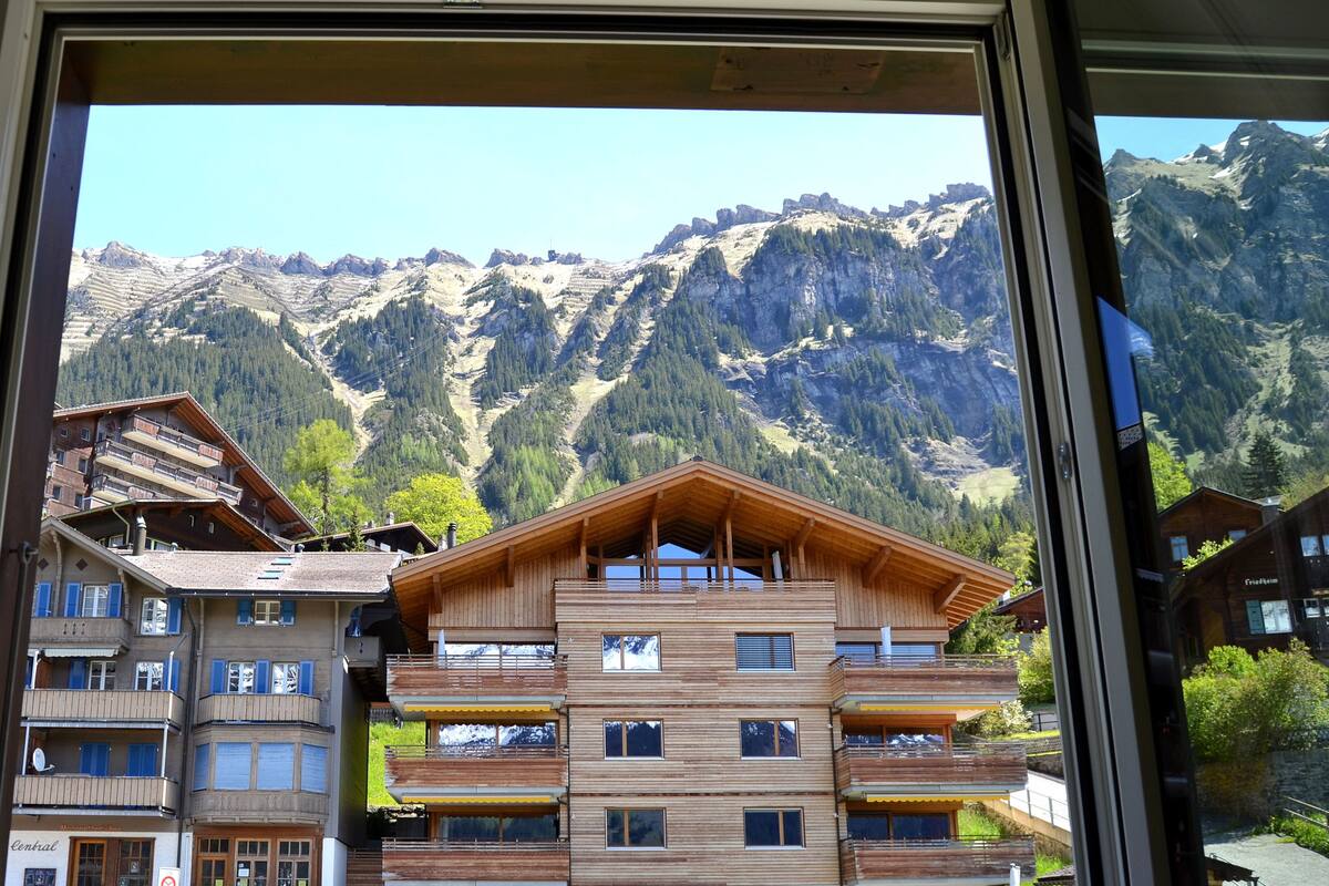 Vue sur les montagnes