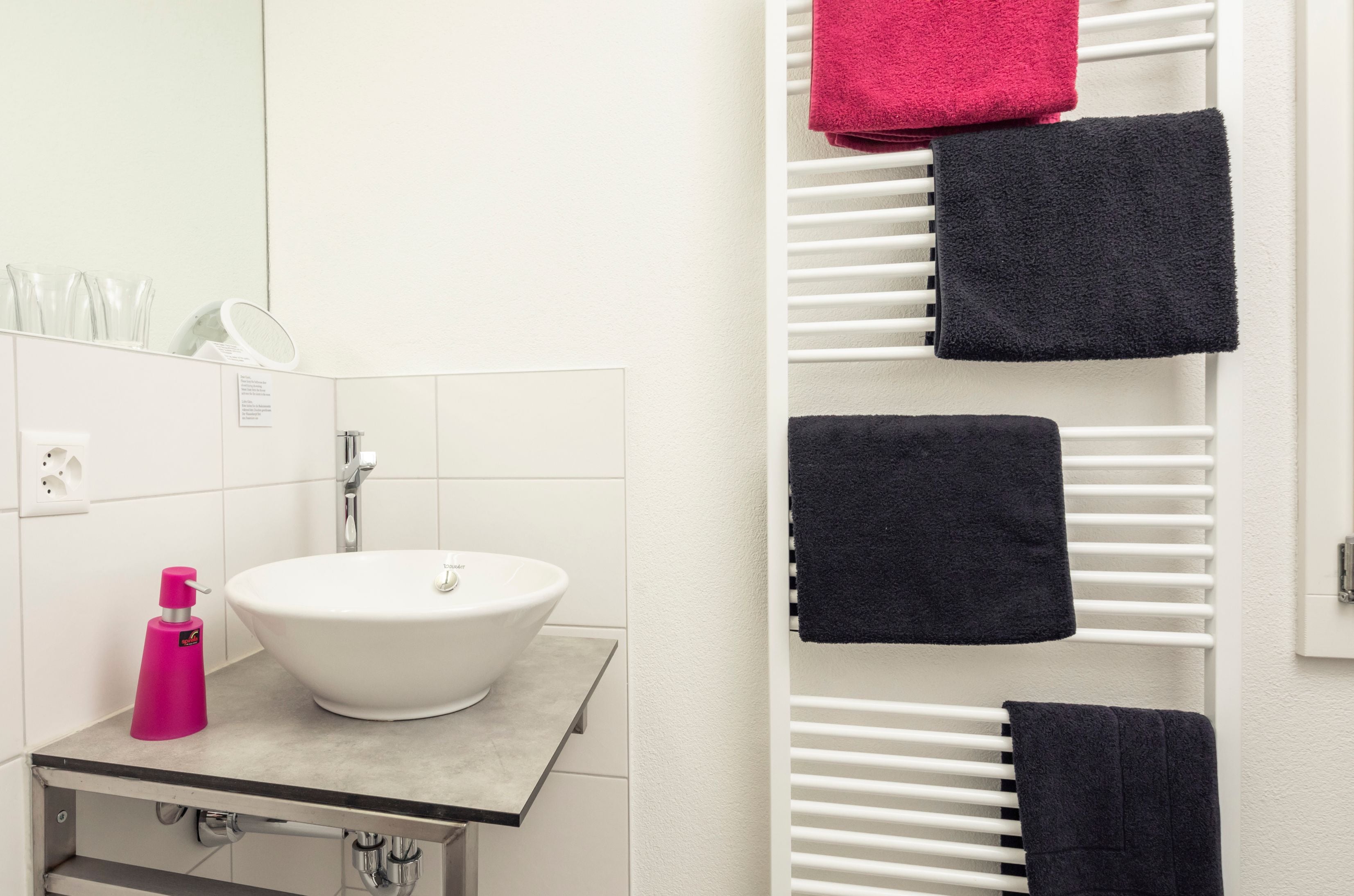 shower, free toiletries, hair dryer, bathrobes