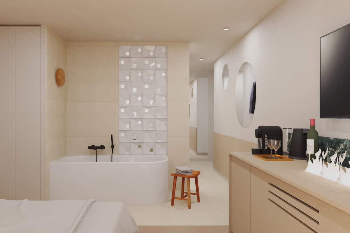 Suite Executive "Neroli", 183 rue Cuvier 69006 | 1 quarto, roupas de cama premium, camas com colchões pillow-top