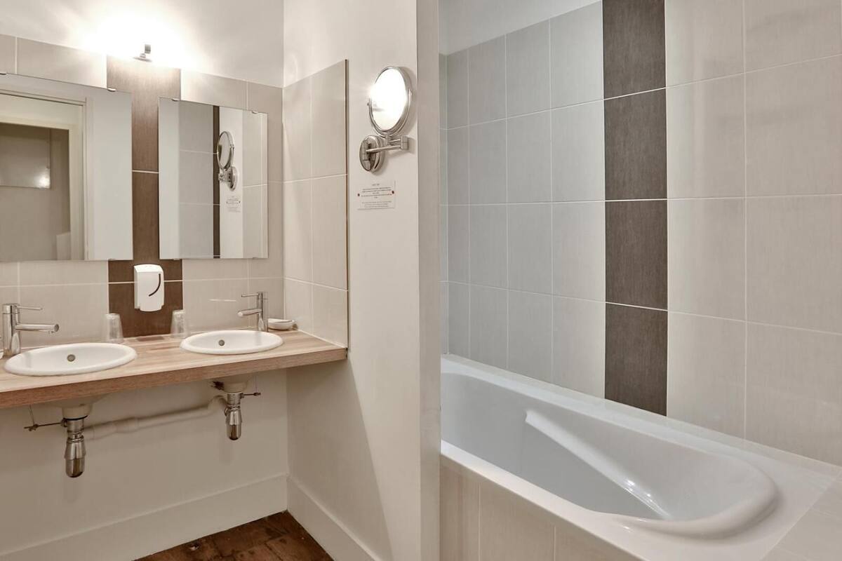 free toiletries, hair dryer, towels