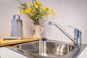 Hypo-allergenic bedding, in-room safe, individually decorated