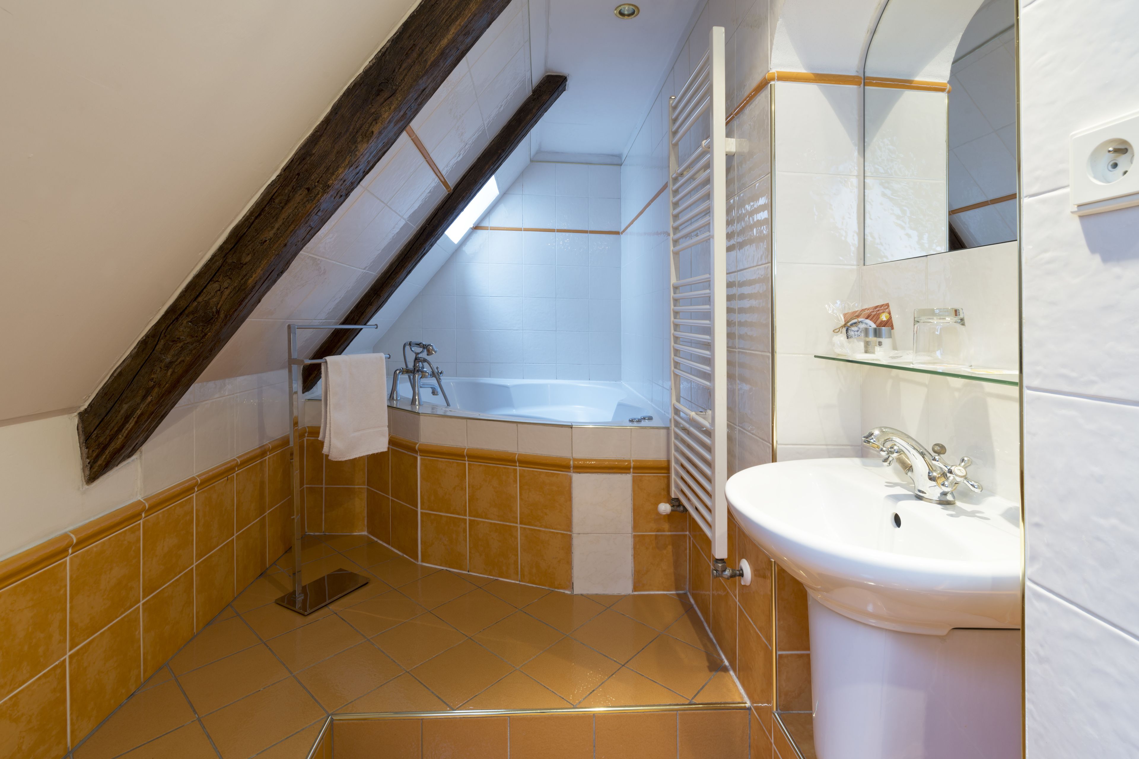 suite (1 bedroom & living room) | bathroom | free toiletries, hair dryer, towels, soap