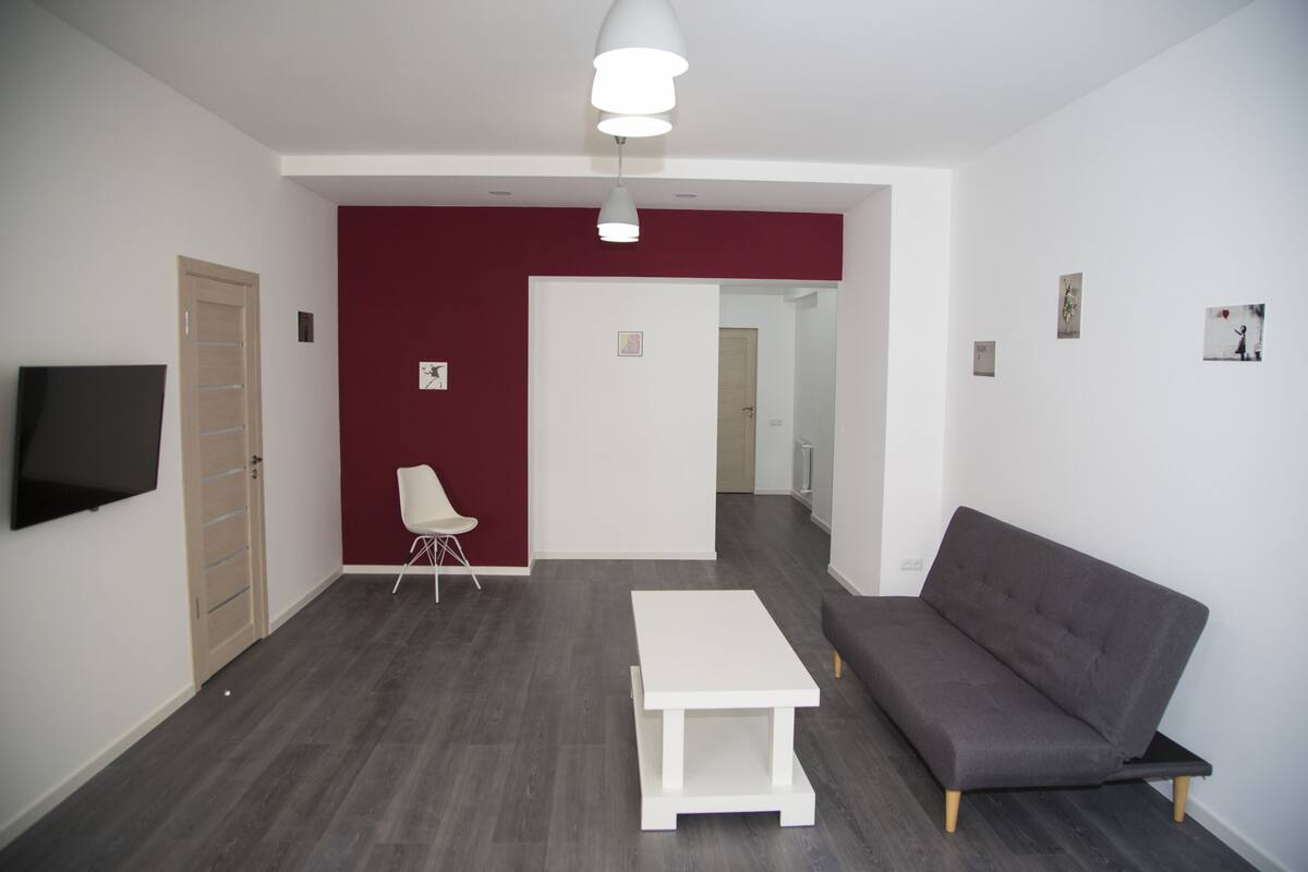 Apartamento luxo, 2 quartos | Sala de estar