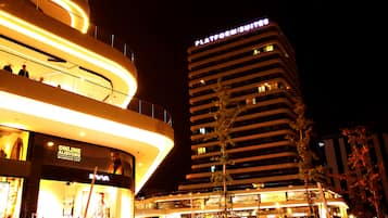 Front of property - evening/night