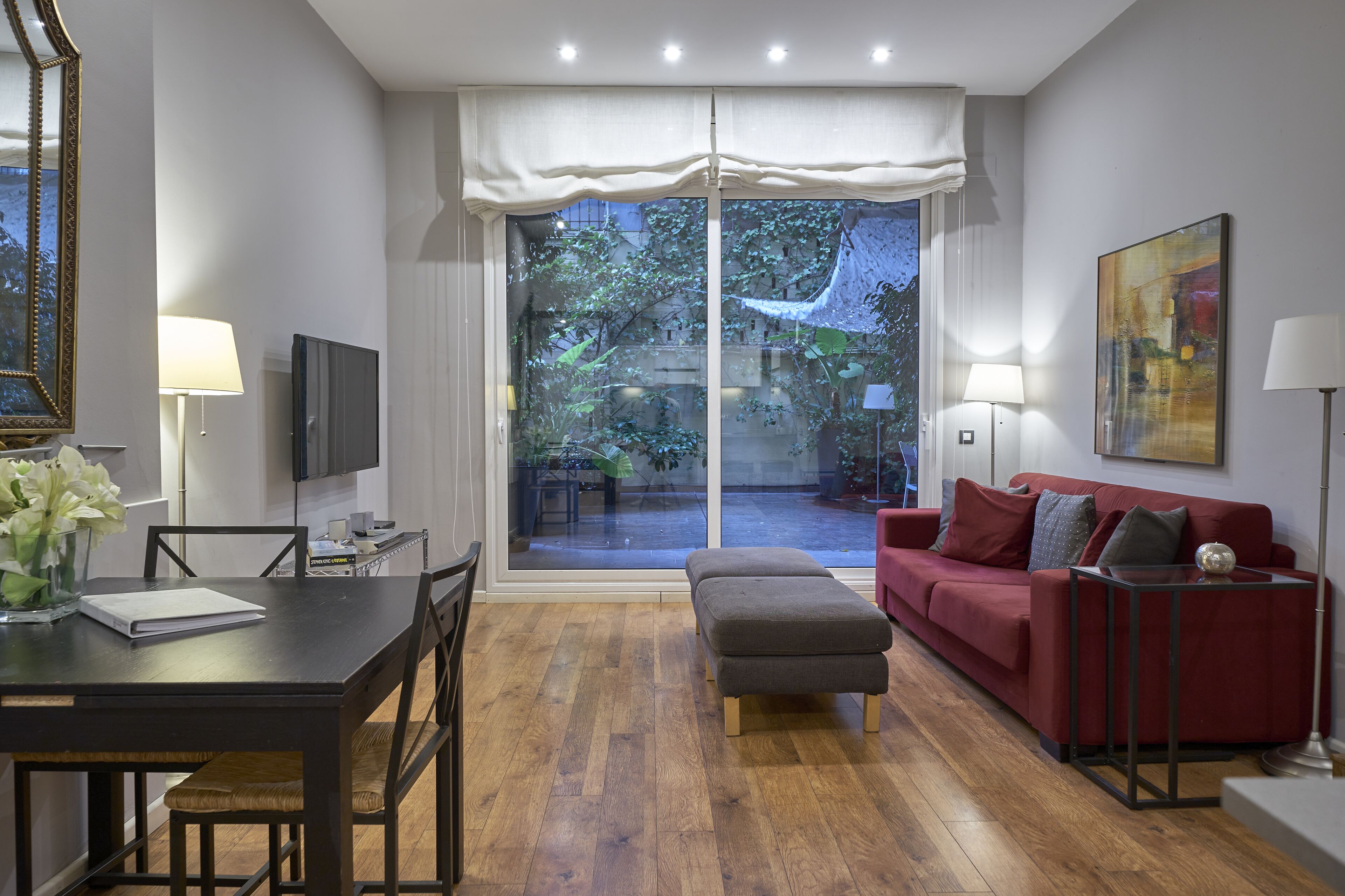 Apartament prèmium, 2 dormitoris, pati | 1 dormitori i matalassos d'escuma viscoelàstica 