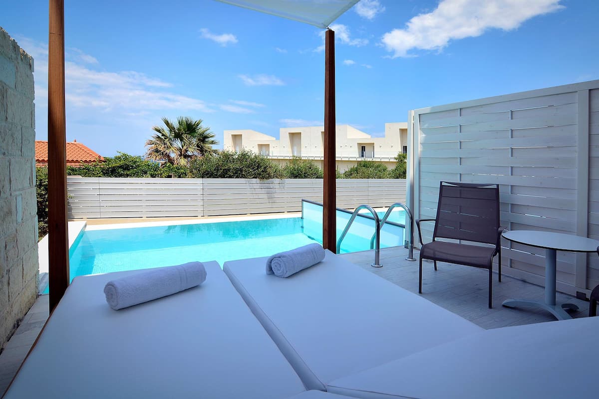 Classic Room, Private Pool | Premium bedding, in-room safe, soundproofing, iron/ironing board