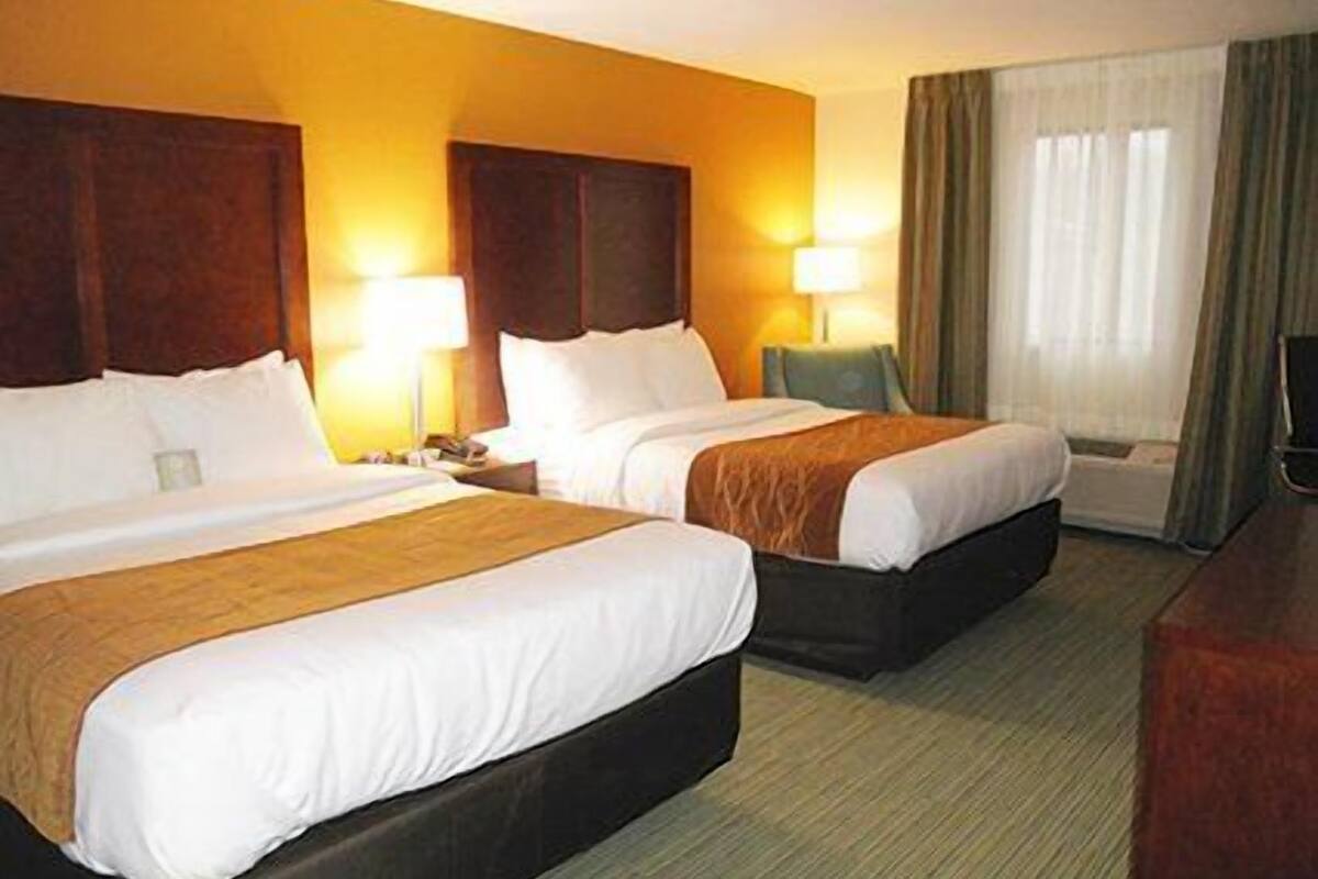 premium bedding, desk, iron/ironing board, free cots/infant beds