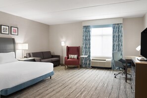 Deluxe Room, Accessible, Non Smoking (Mobility & Hearing, Roll-in Shower) | Living area | 42-inch LCD TV with cable/satellite channels, TV, MP3 dock - Hilton Garden Inn Lenox Pittsfield (Pittsfield)