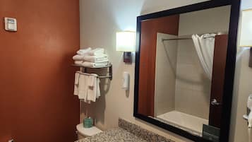 Free toiletries, hair dryer, towels