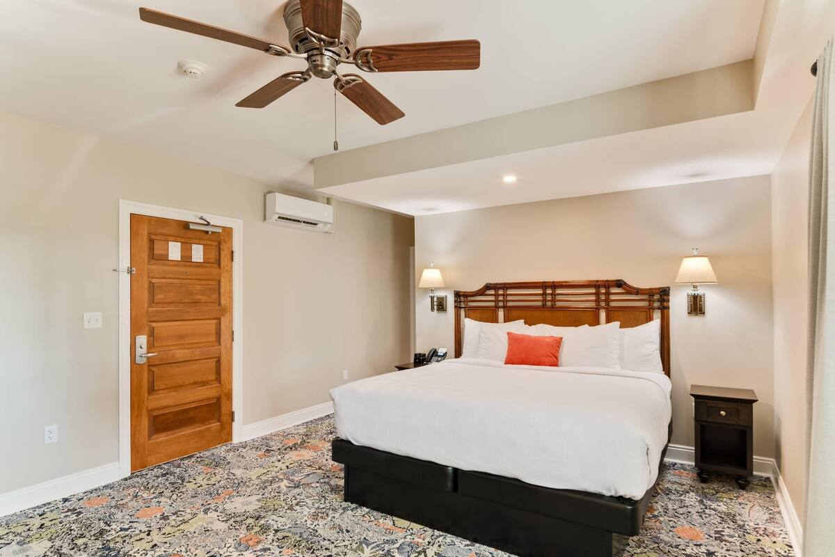 premium bedding, down duvets, pillow-top beds, individually decorated