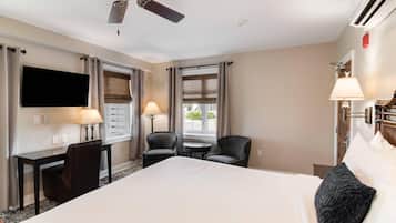 Premium bedding, down duvets, pillow-top beds, individually decorated