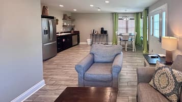 Suite, 1 King Bed with Sofa bed, Non Smoking (Efficiency, Upgrade) | Premium bedding, down duvets, pillow-top beds, individually decorated