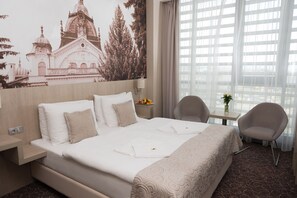 Ropa de cama hipoalergénica y minibar 