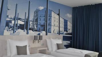 1 habitación, ropa de cama hipoalergénica y minibar