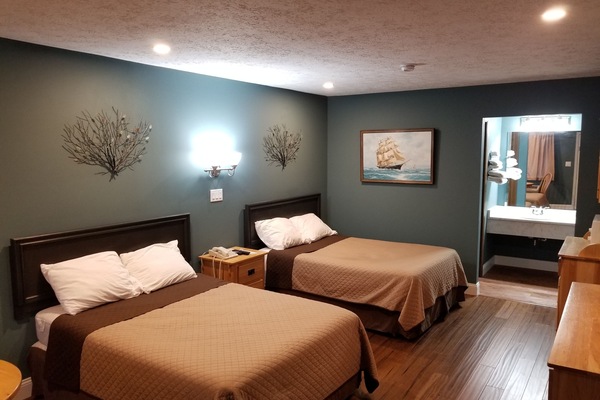 Standard Double Room, 2 Double Beds, Non Smoking | Desk, rollaway beds, free WiFi, bed sheets