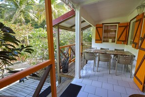 Bungalow 2 chambres ( Gite F3) | 테라스/파티오