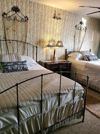 2 Queen Beds | Premium bedding, pillowtop beds, individually decorated