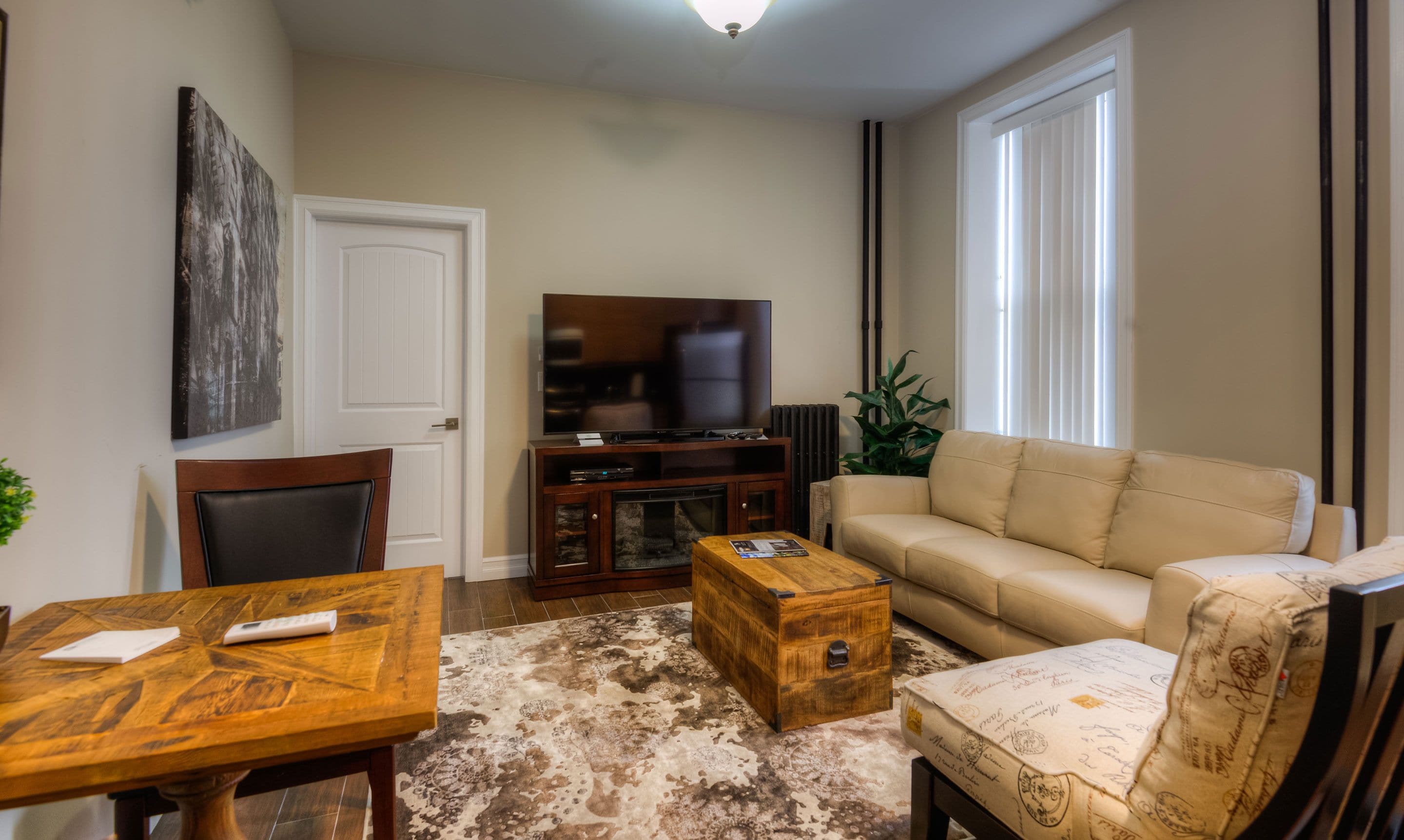 flat-screen tv, netflix, streaming services