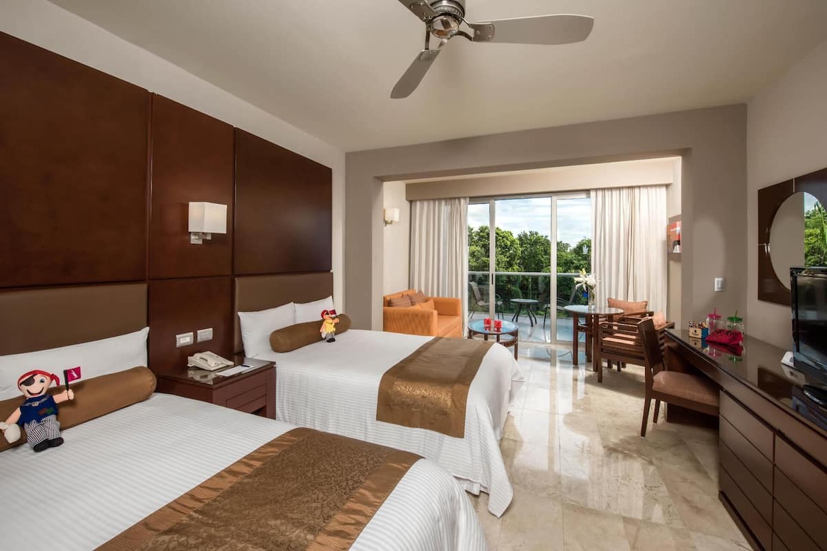 Free minibar, in-room safe, desk, iron/ironing board