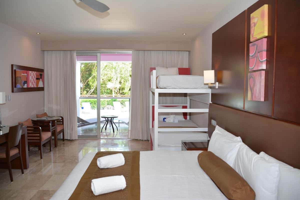 Free minibar, in-room safe, desk, iron/ironing board