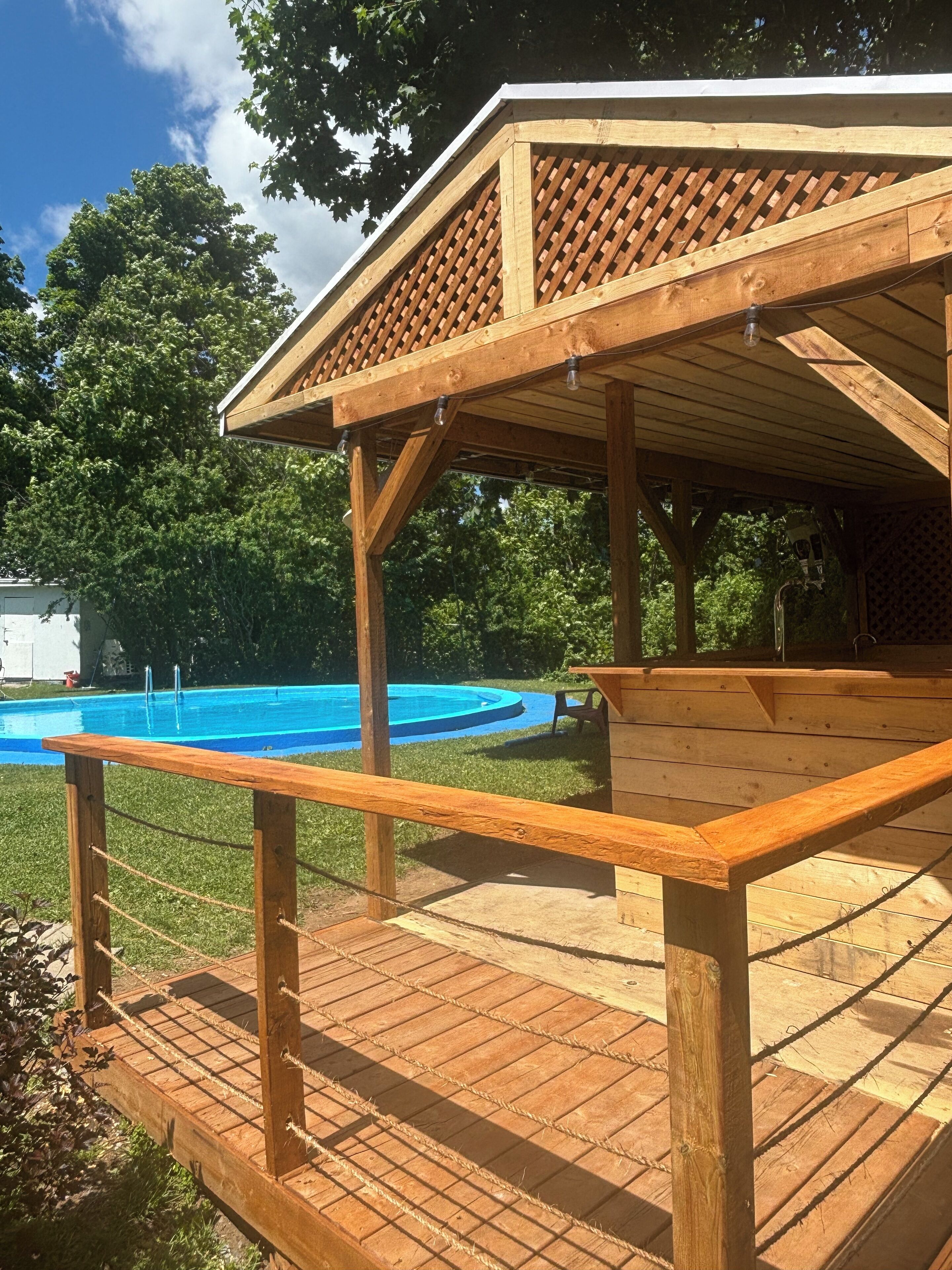 Seasonal outdoor pool