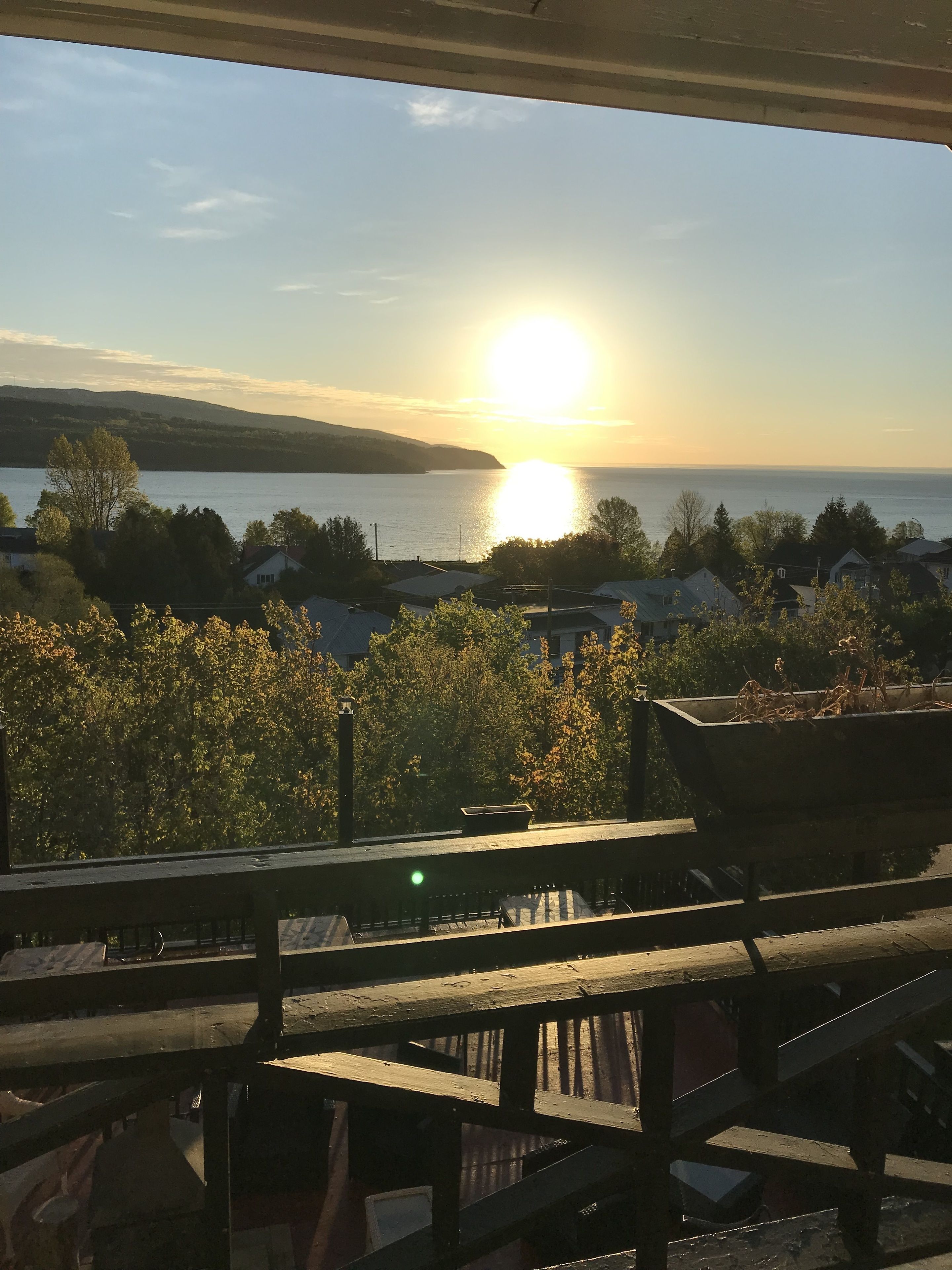 Utsikt fra overnattingsstedet