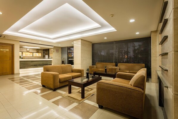 Sala de estar en el lobby