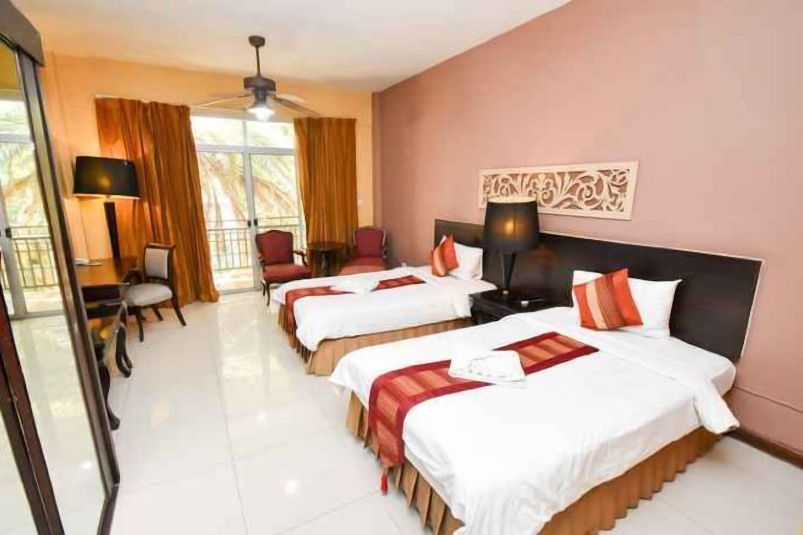 Minibar, in-room safe, desk, blackout curtains