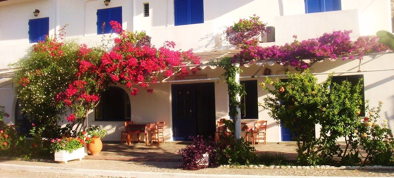 Majoituspaikan julkisivu