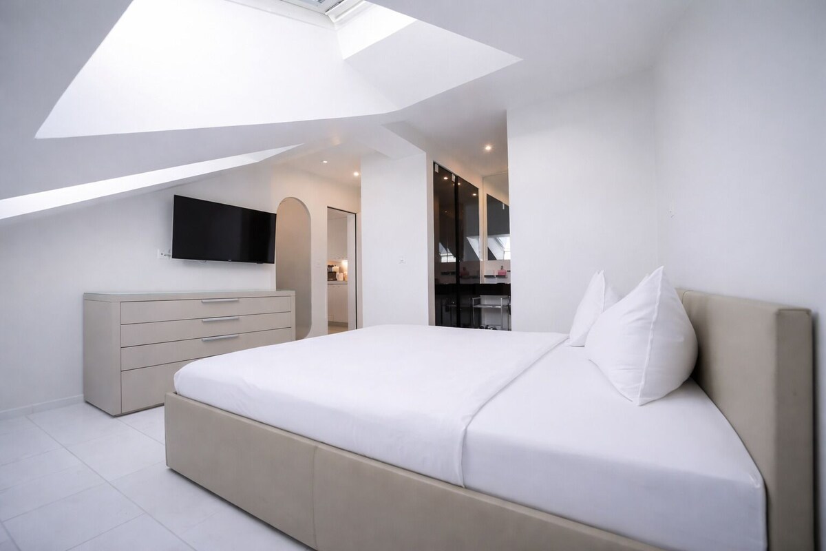 Two Bedroom Senior, Kitchenette | Desk, laptop workspace, iron/ironing board, WiFi (free)