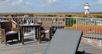Junior Suite, 1 Double Bed, Ocean View | Minibar, in-room safe, desk, iron/ironing board
