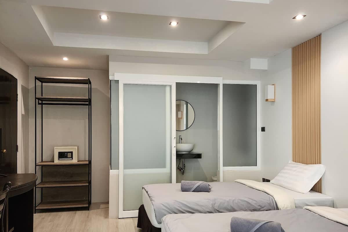 Standard Twin Room, 2 Katil Bujang (Single) | Peti besi dalam bilik, Wi-fi percuma, cadar katil